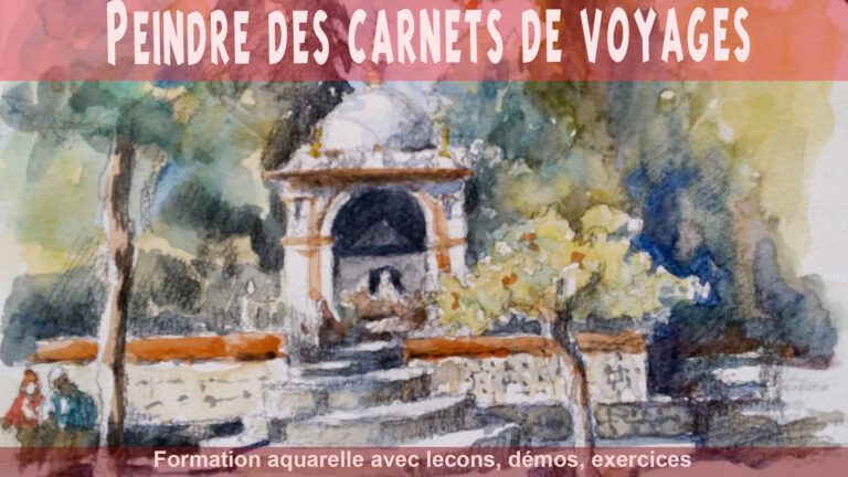 CAR- savoir peindre des carnets de voyages